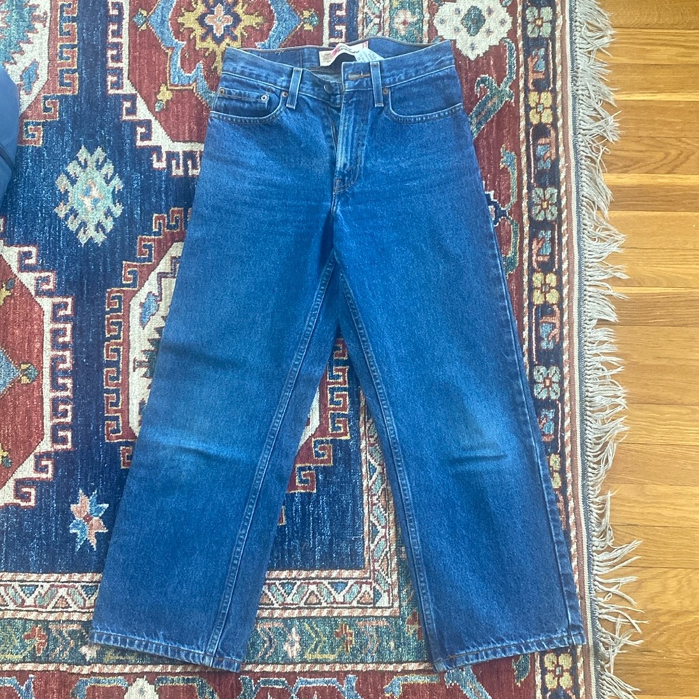 Levi’s 569 vintage high rise cropped jeans